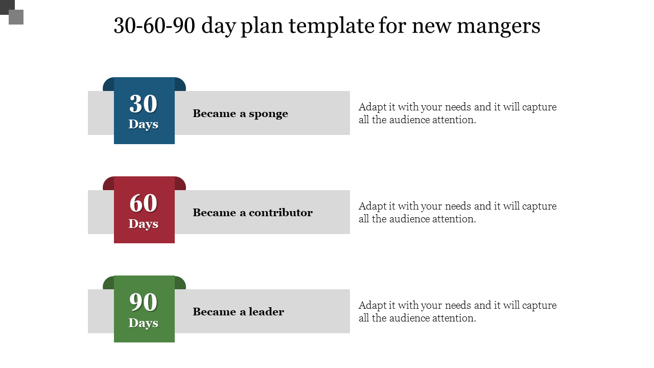 30 60 90 day plan key account manager